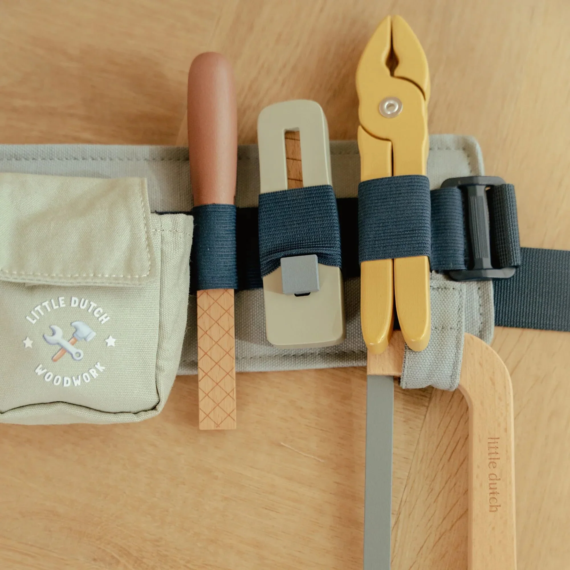 Cintura Attrezzi Cintura Portautensili in Legno Blu - Wooden Tool Belt Blue Essentials (LD2543) - immagine 6