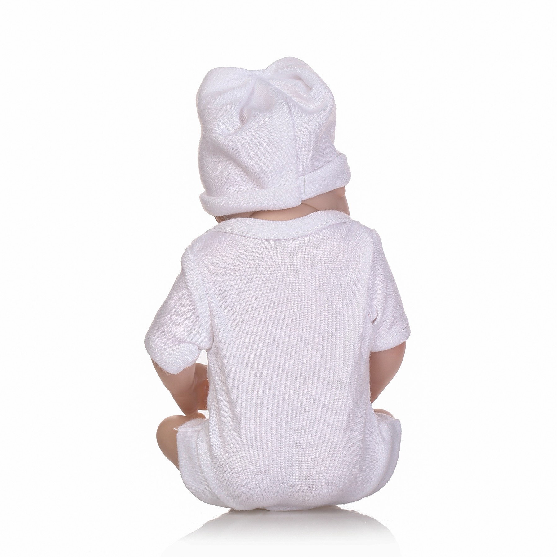Bambola Reborn “Gelsomina” Total White - immagine 5