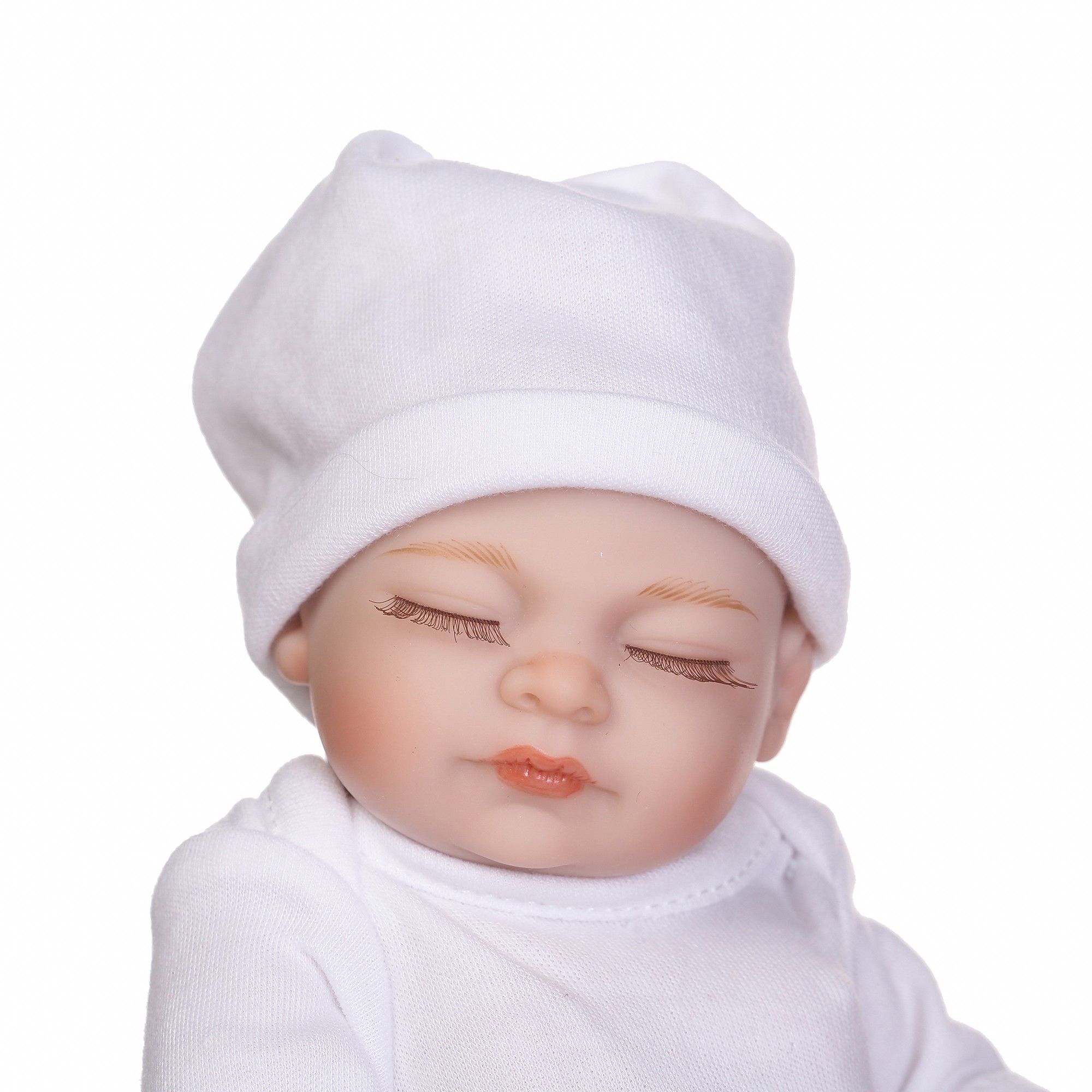 Bambola Reborn “Gelsomina” Total White - immagine 6