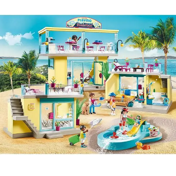 Playmobil Playmo Beach Hotel Play Mobil 70434 B - immagine 3