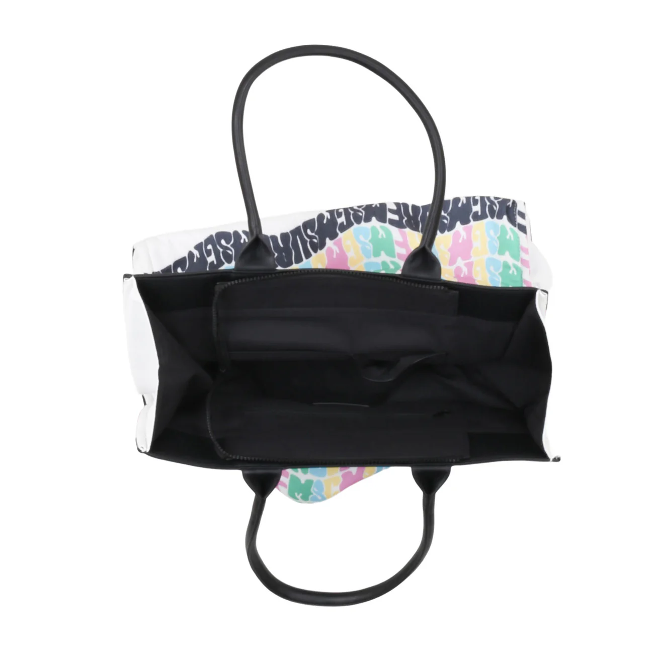 MSGM Borsa Multicolor per Bambine e Ragazze in Canvas ed Ecopelle - immagine 3